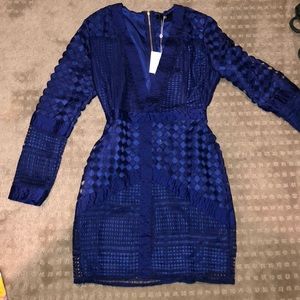 Miss guided blue dress